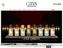 Tablet Screenshot of gibinprofumi.com